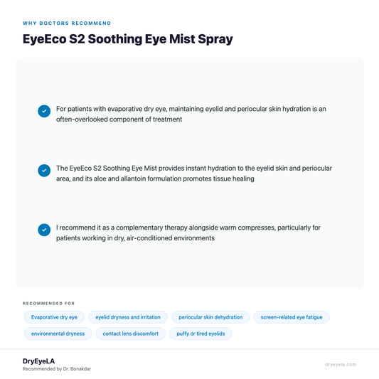 EyeEco S2 Soothing Eye Mist Spray - Why Doctors Recommend