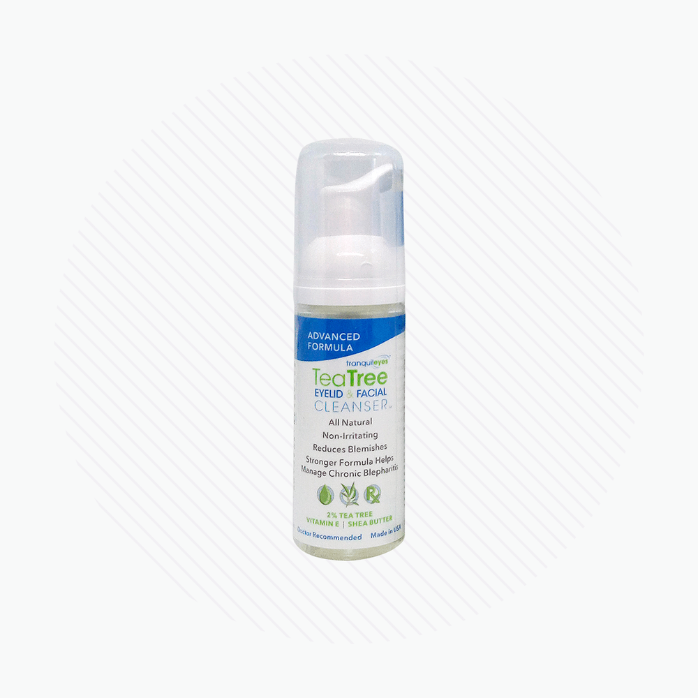 Advanced Formula 2% Tea Tree Eyelid Foam & Facial Cleanser (2 Sizes)