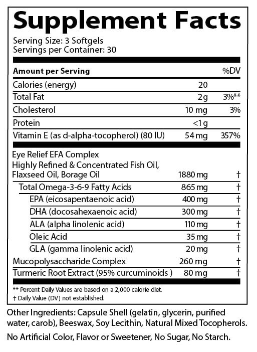 EyeRelief Eye Vitamin product image