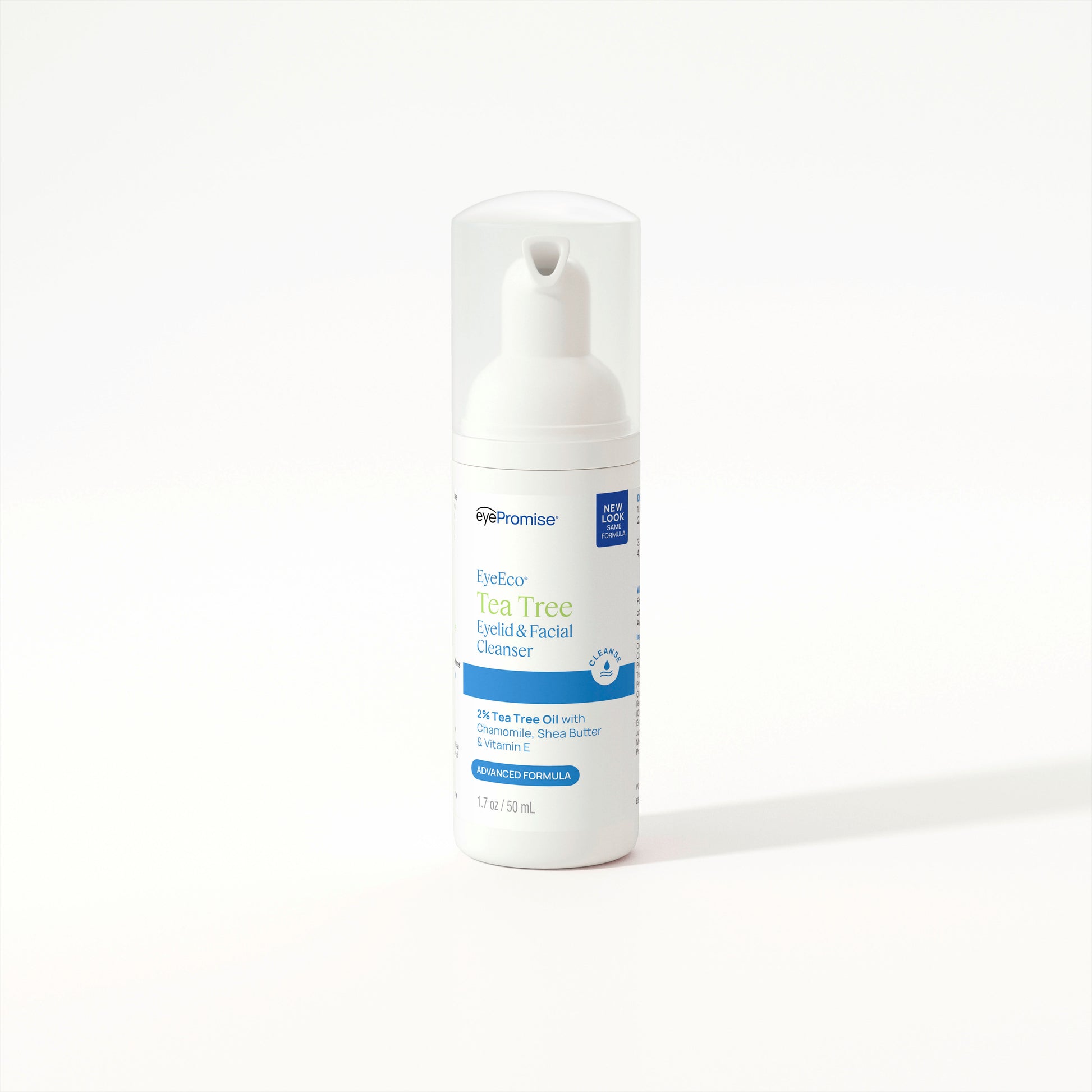 Advanced Formula 2% Tea Tree Eyelid Foam & Facial Cleanser product image