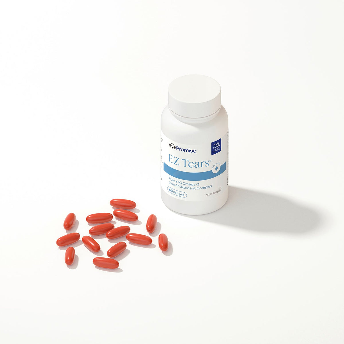 EyePromise Ez Tears Eye Vitamin – Dry Eye - 30 day Supply (60ct Bottle) product image