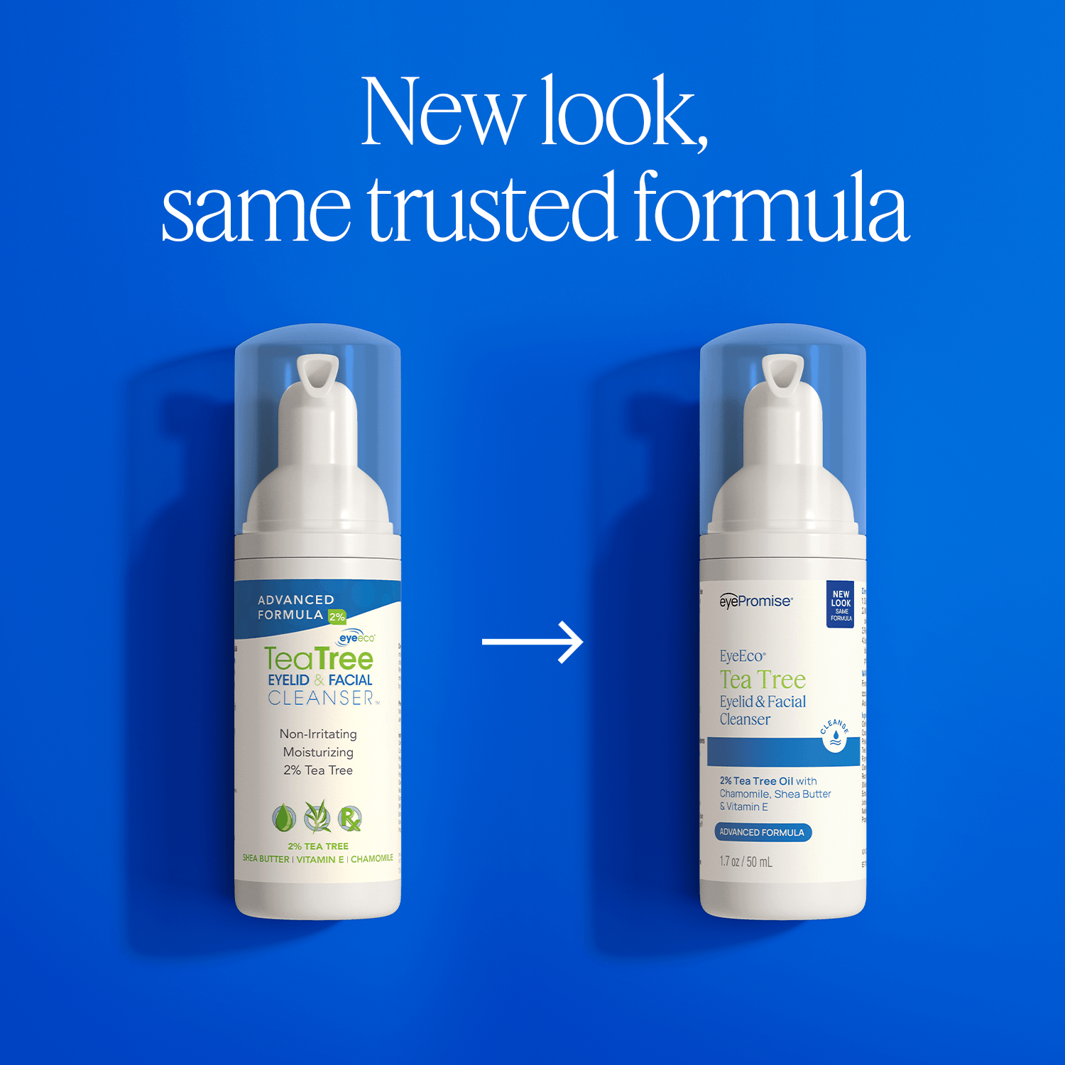 Advanced Formula 2% Tea Tree Eyelid Foam & Facial Cleanser product image
