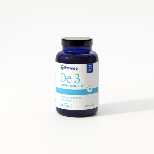 EyePromise DE3 Omega Benefits - Dry Eye Relief Supplement