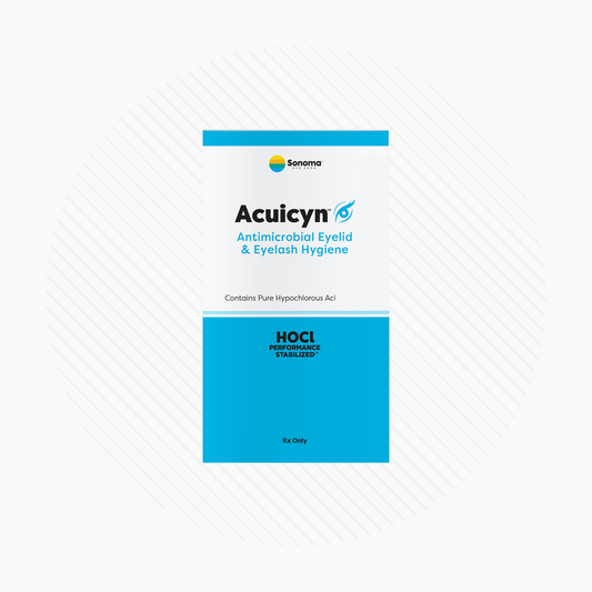 Acuicyn Antimicrobial Eyelid & Eyelash Hygiene - Hypochlorous Solution