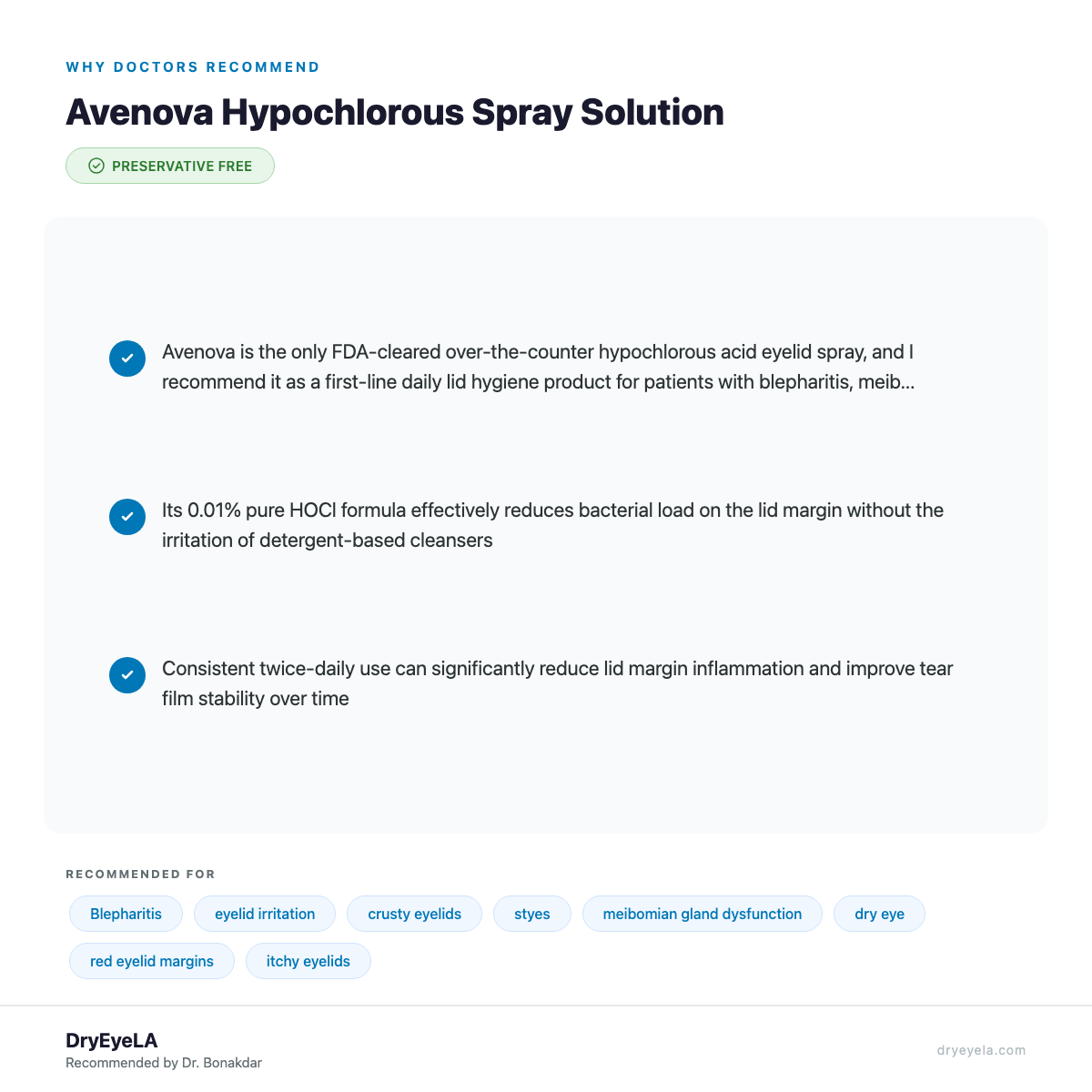 Avenova Hypochlorous Spray Solution (20ml or 40ml Bottles)  2-Pack with Novawipes (Professional Strength) - Why Doctors Recommend