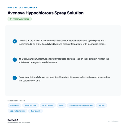 Avenova Hypochlorous Spray Solution (20ml or 40ml Bottles)  2-Pack with Novawipes (Professional Strength) - Why Doctors Recommend