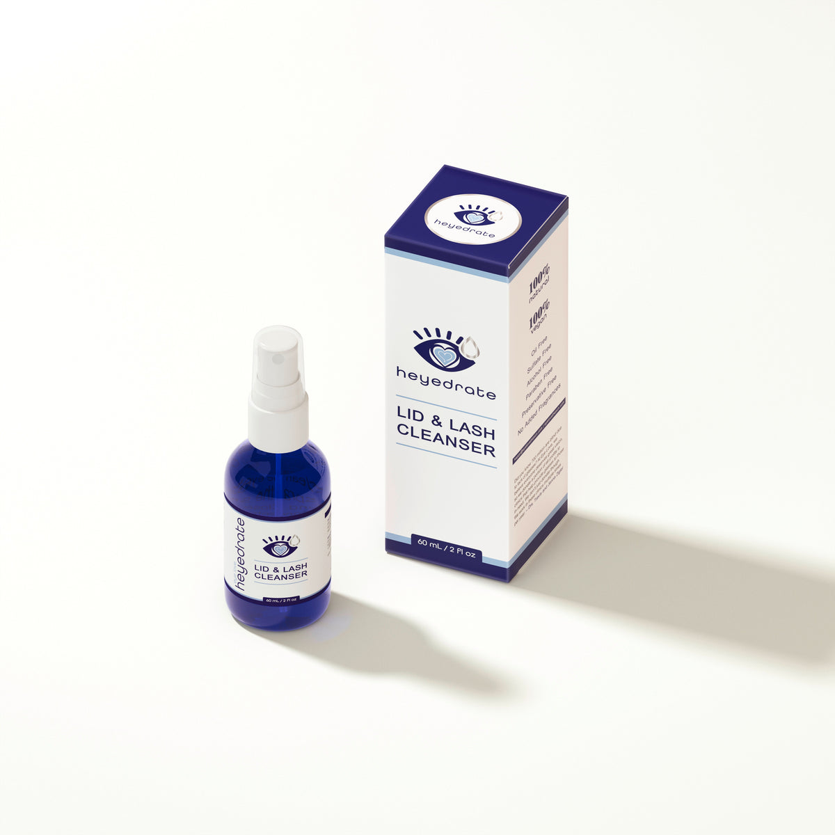 Heyedrate Lid & Lash Cleanser (4 oz Bottle, 4 Month Supply) product image