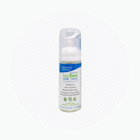 Advanced Formula 2% Tea Tree Eyelid Foam & Facial Cleanser (2 Sizes)