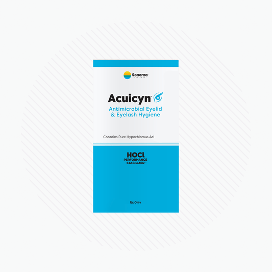 Acuicyn Antimicrobial Eyelid & Eyelash Hygiene - Hypochlorous Solution - Dry Eye Treatment