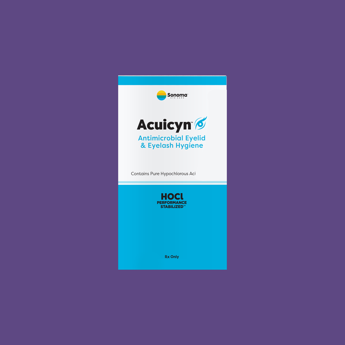 Acuicyn Antimicrobial Eyelid & Eyelash Hygiene - Hypochlorous Solution - Dry Eye Treatment
