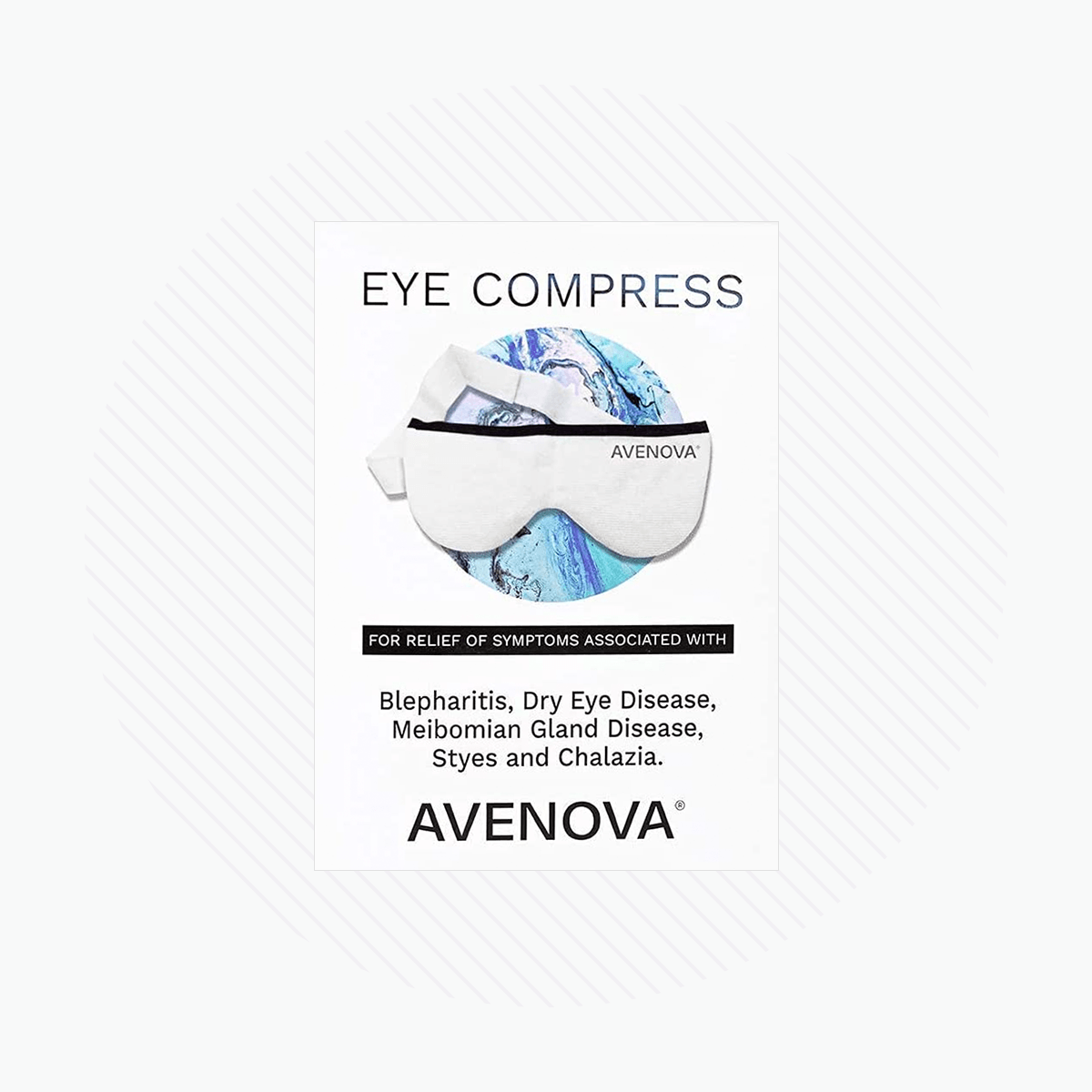 Avenova Dry Eye Microwavable Heat Compress - Dry Eye Treatment