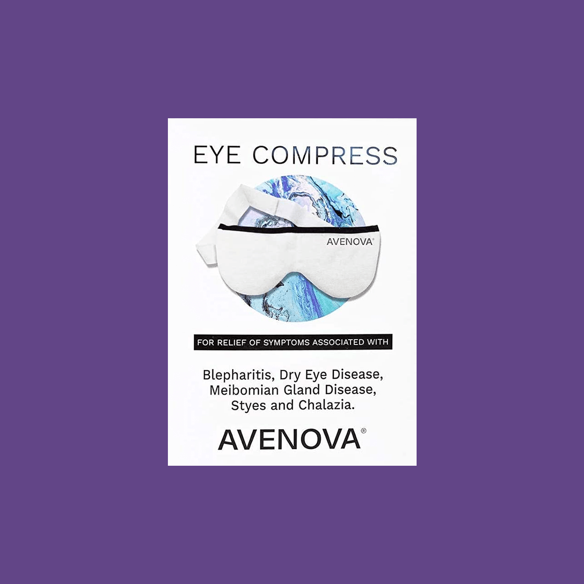 Avenova Dry Eye Microwavable Heat Compress - Dry Eye Treatment