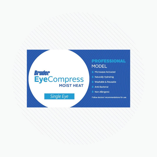 Bruder Mask Moist Heat Eye Compress - Single Eye Mask - Dry Eye Treatment