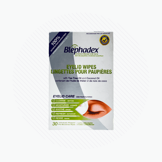 Blephadex Eyelid Wipes (1 month Box of 30) - Dry Eye Treatment