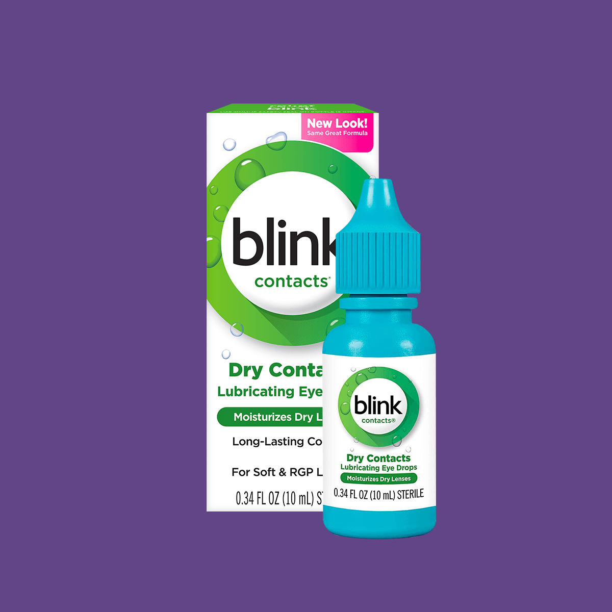 Blink Contacts Lubricating Eye Drops (10ml) - Dry Eye Treatment