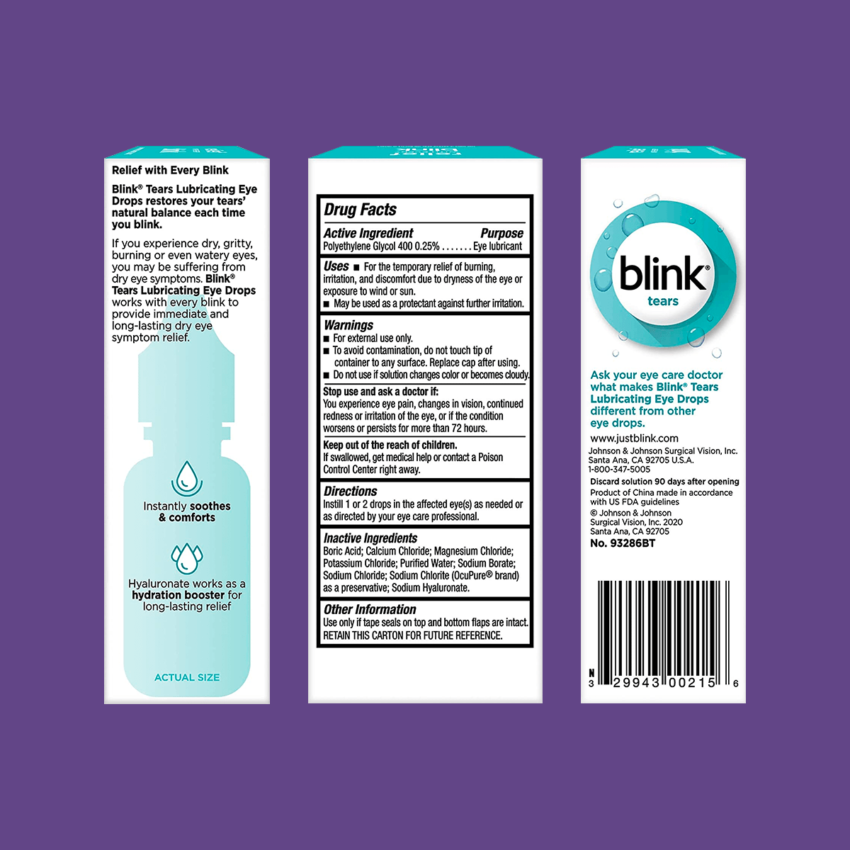 Blink Tears Lubricating Eye Drops - Dry Eye Treatment