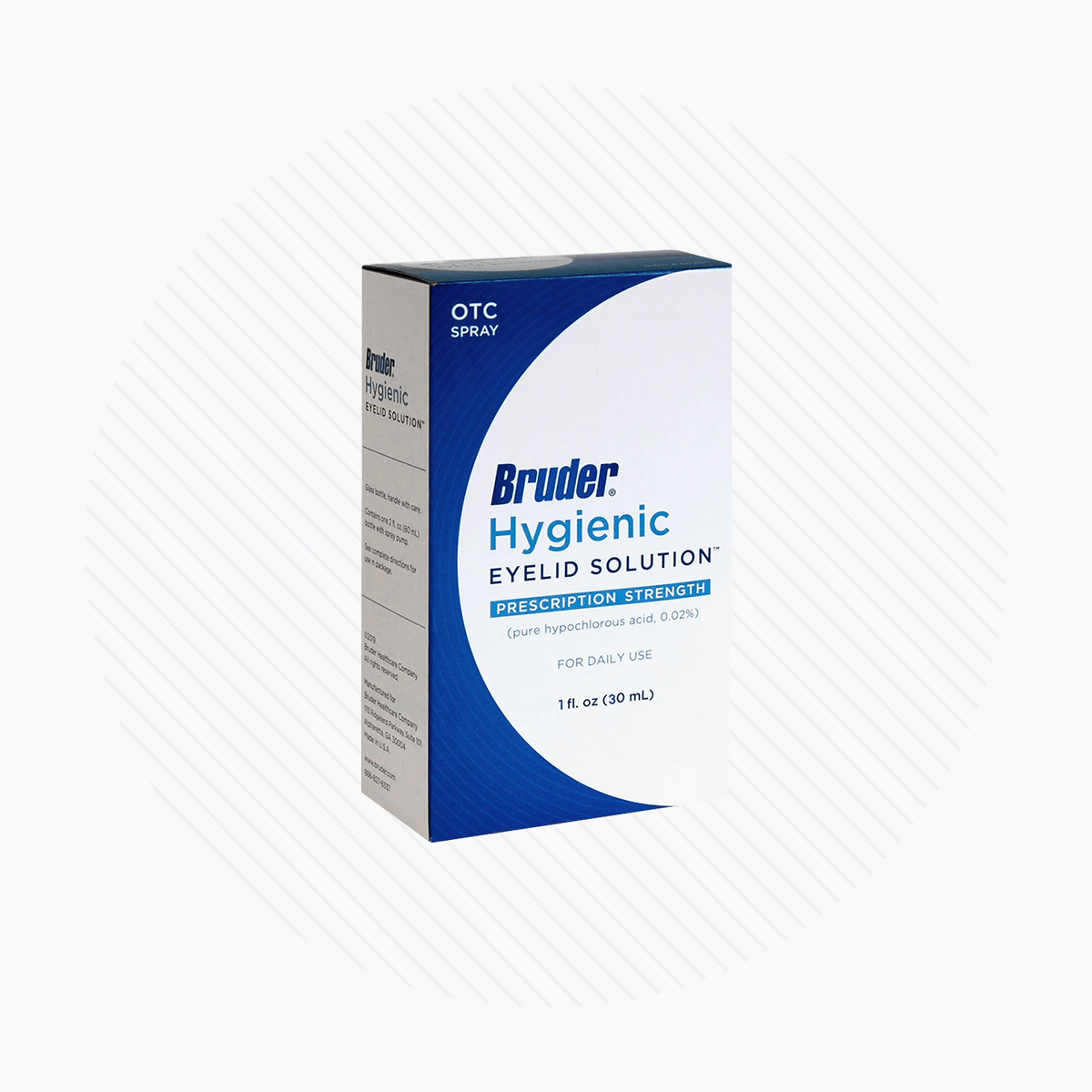 Bruder Hypochlorous Hygienic Eyelid Solution (1oz & 2oz bottles) - Dry Eye Treatment