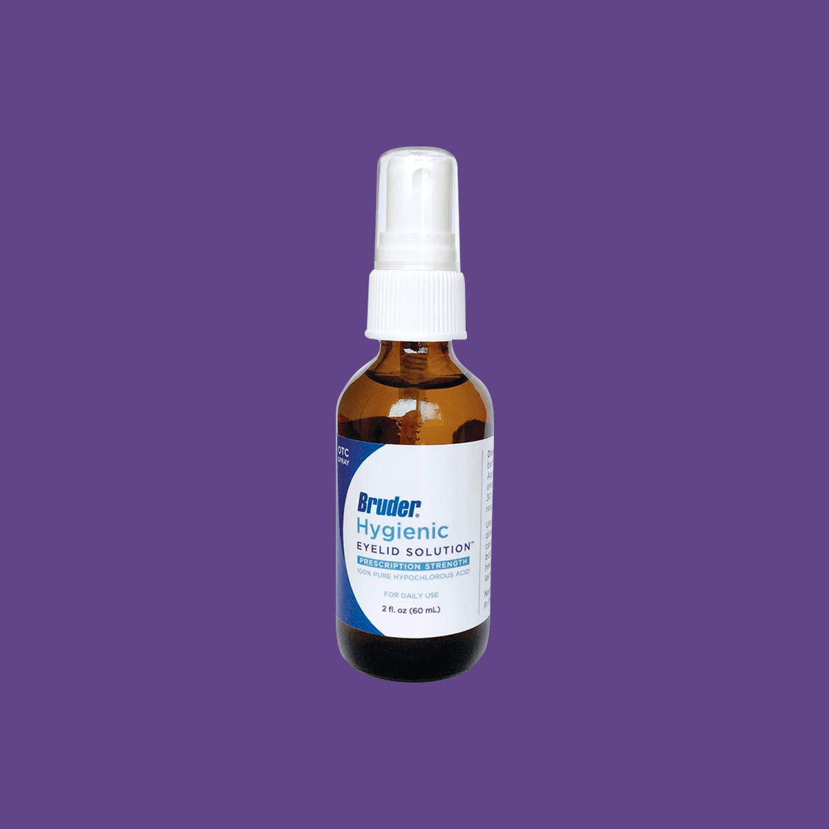 Bruder Hypochlorous Hygienic Eyelid Solution (1oz & 2oz bottles) - Dry Eye Treatment