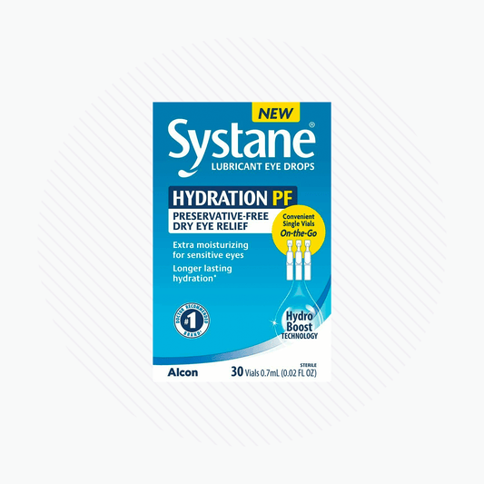 Alcon Systane Hydration Preservative-Free Lubricant Eye Drops 30ct Vials, 30 Count - Dry Eye Treatment