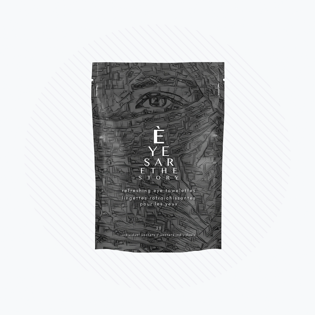 Eyes are the Story, Refreshing Towelettes Wipes for Eyelid Hygiene (20ct) - Dry Eye Treatment