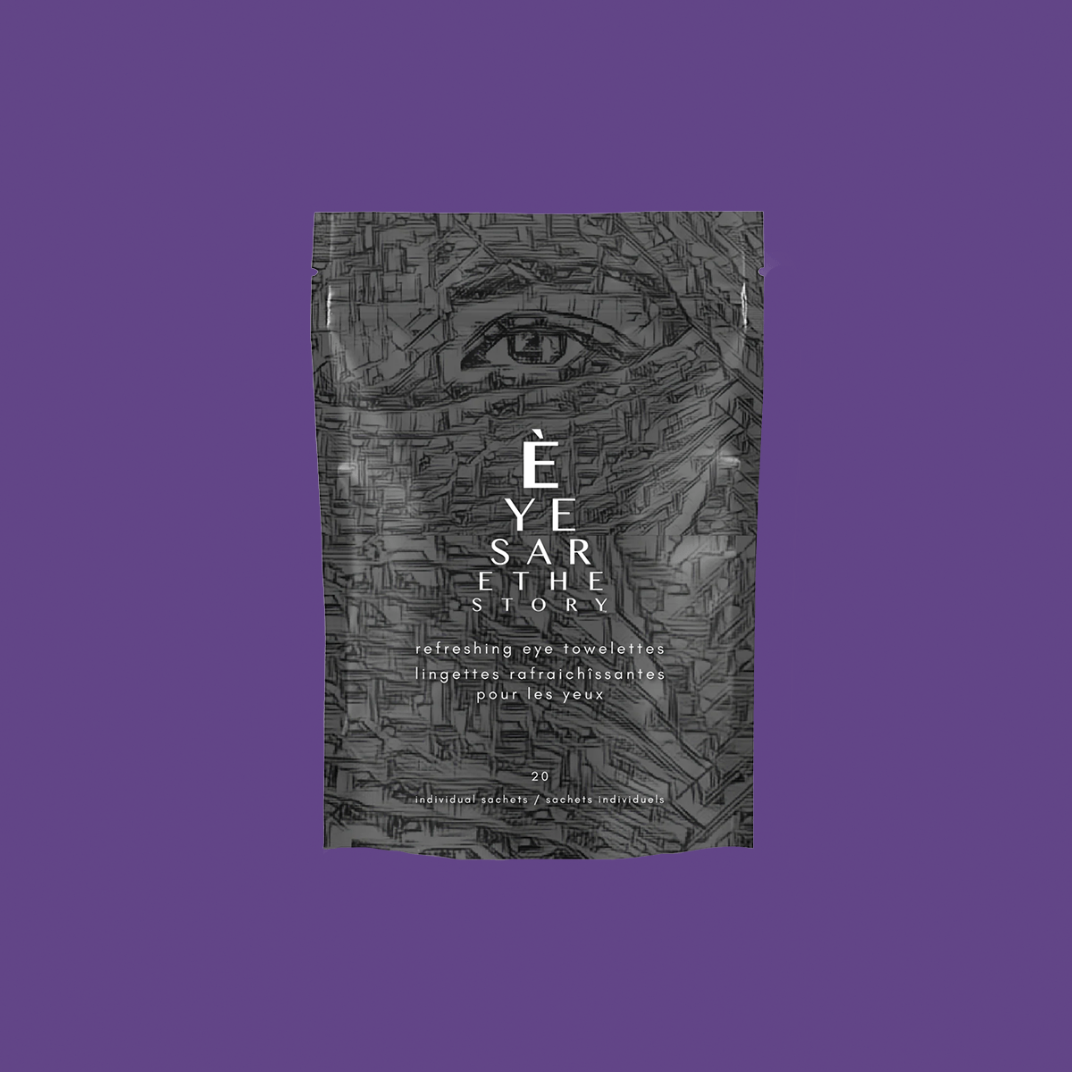 Eyes are the Story, Refreshing Towelettes Wipes for Eyelid Hygiene (20ct) - Dry Eye Treatment