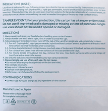 Load image into Gallery viewer, Menicon Lacripure Sterile Saline Solution - 98 Vials for Scleral Lenses
